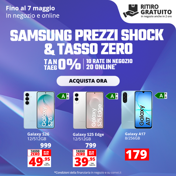 Samsung Prezzi Shock