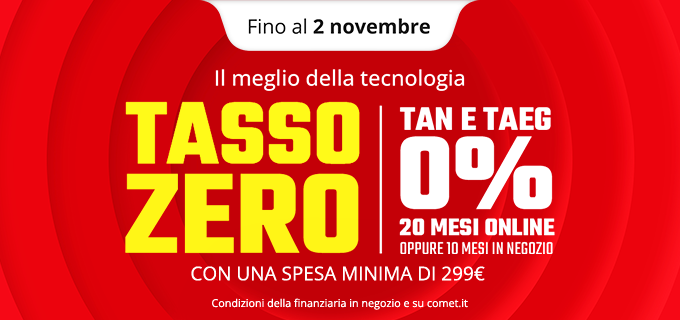 Promo: Finanziamento Tasso Zero: in 10 o 20 mesi