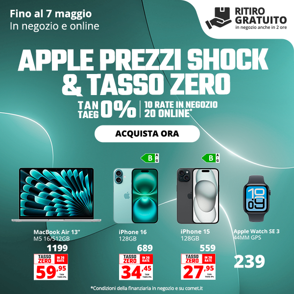 Apple Prezzi Shock
