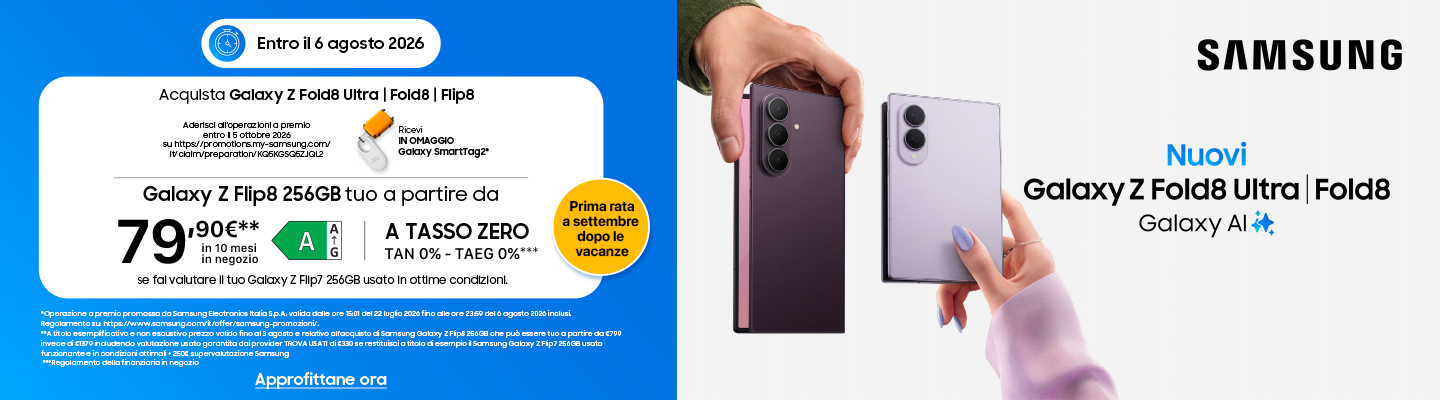 Preordina Samsung Galaxy Z Fold8 Ultra | Fold8 | Flip8