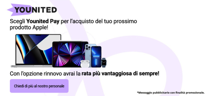 Promo: Scegli Apple Younited Pay