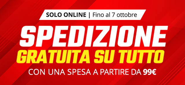 Promo: Spedizione gratuita su TUTTO