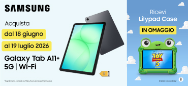 Promo: Galaxy Tab A11+ ricevi Lilypad Case in omaggio