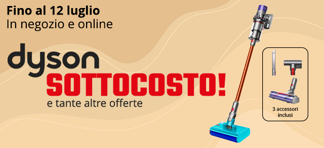 Promo: Dyson Sottocosto e tante altre offerte