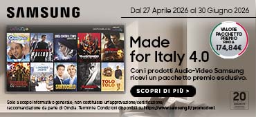 Promo: Samsung TV: ricevi un premio esclusivo