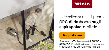 Promo: Miele: 50€ di rimborso