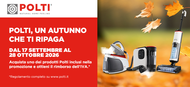 Promo: Polti: un autunno che ti ripaga