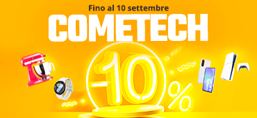Promo: Cometech: 10% di sconto a carrello