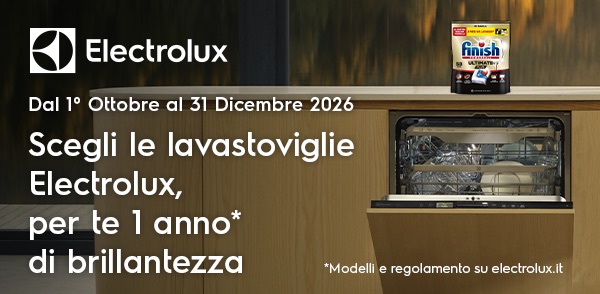 Promo: Electrolux Lavastoviglie: un anno di brillantezza Finish