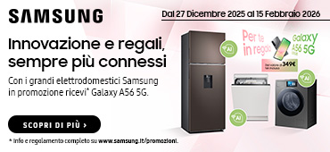 Promo: Samsung: ricevi in regalo Galaxy A56