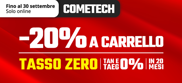 Promo: COMETECH | -20% a carrello con Comet Mia