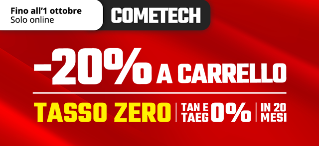 Promo: COMETECH | -20% a carrello con Comet Mia