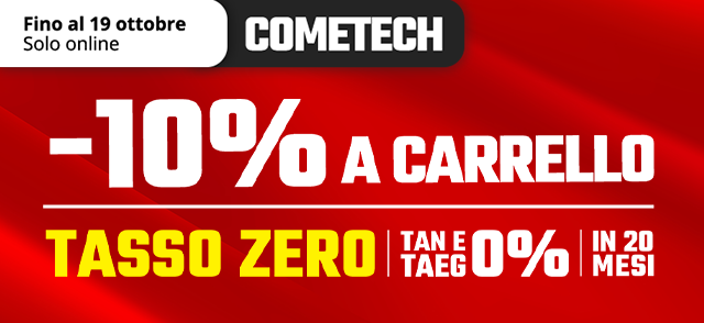 Promo: COMETECH | -10% a carrello con Comet Mia