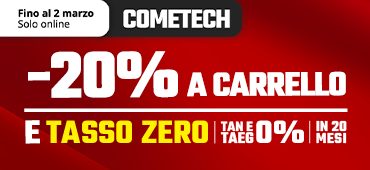 COMETECH | -20% a carrello con Comet Mia