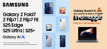 Promo: Samsung: ricevi Galaxy Book4 i3 in omaggio