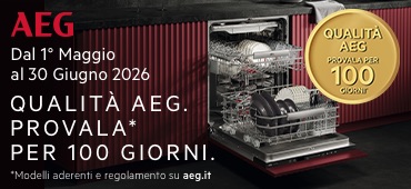 Promo: Qualità AEG: provala per 100 giorni