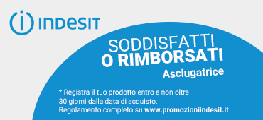 Promo: Indesit Asciugatrici: Soddisfatti o Rimborsati