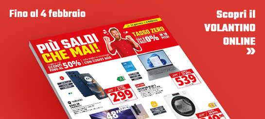 Volantino Comet "Più Saldi Che mai"