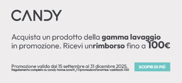 Promo: Candy: fino a 100€ di rimborso