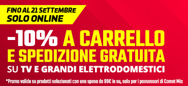 Promo: Cometech: extra sconto a carrello