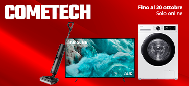 Promo: Cometech: fino a 200€ di sconto a carrello