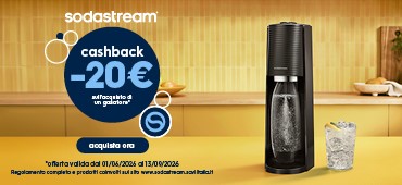 Promo: Sodastream: ricevi 20€ di rimborso