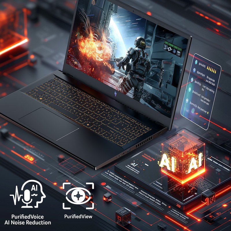 Acer Notebook gaming NITRO V 15 32GB / 1TB Anv15-52-99v7 Nero