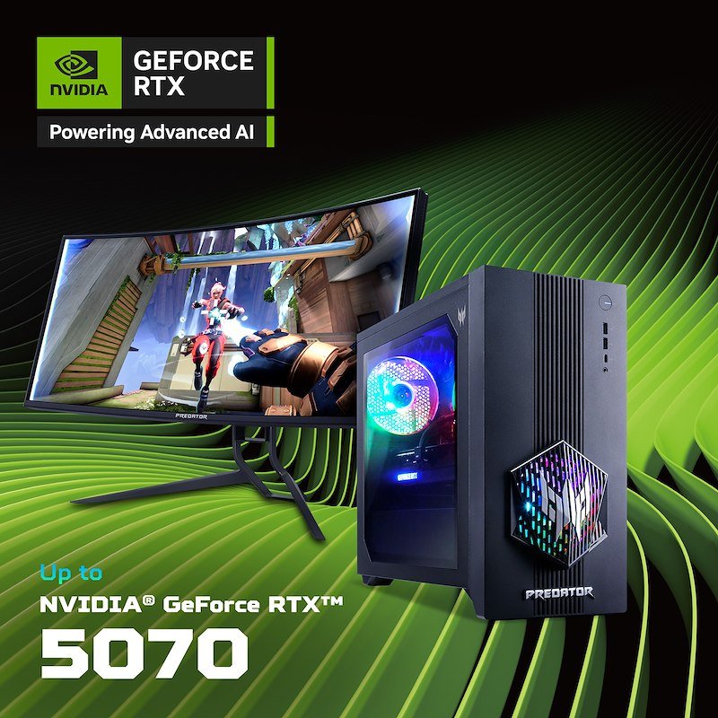 Acer Desktop Predator Orion 3000 32GB + 2TB  PO3-665 Nero