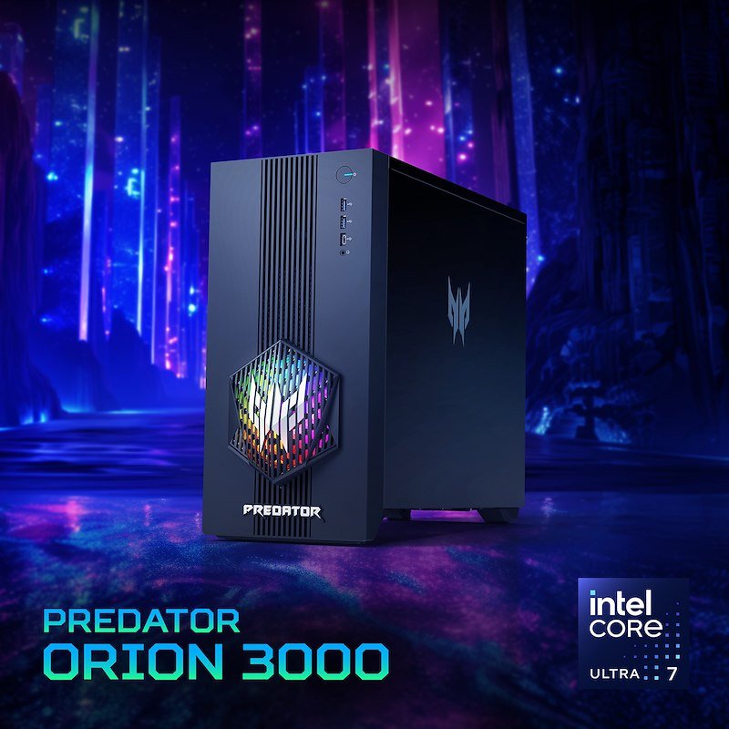 Acer Desktop Predator Orion 3000 32GB + 2TB  PO3-665 Nero