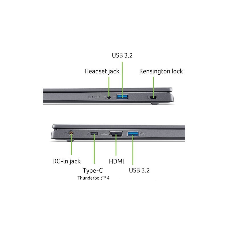 Acer Notebook ASPIRE 15 A15-51M-96K9 32Gb/ 1Tb	Grigio
