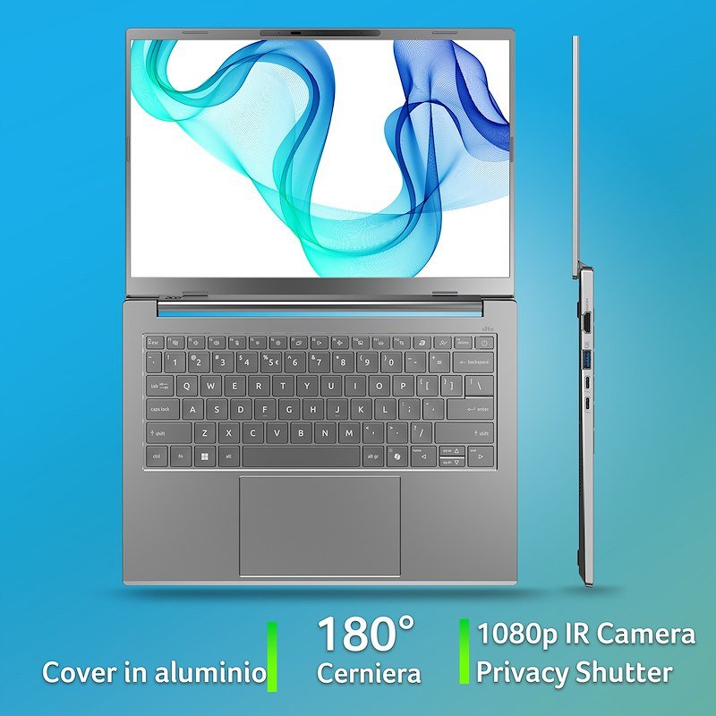 Acer Notebook 14" 16/512GB ASPIRE 14 AI  A14-53m-543g  Silver