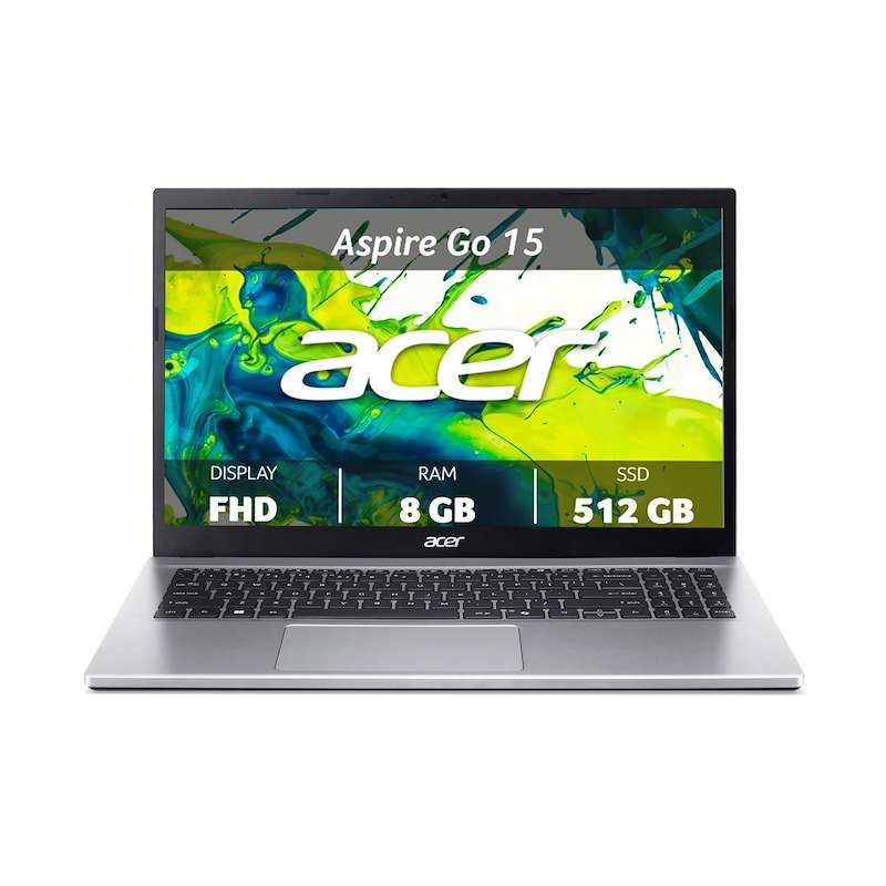 Acer notebook 15,6" 8/ 512GB Ag15-42p-r8se Aspire Go 15 Silver