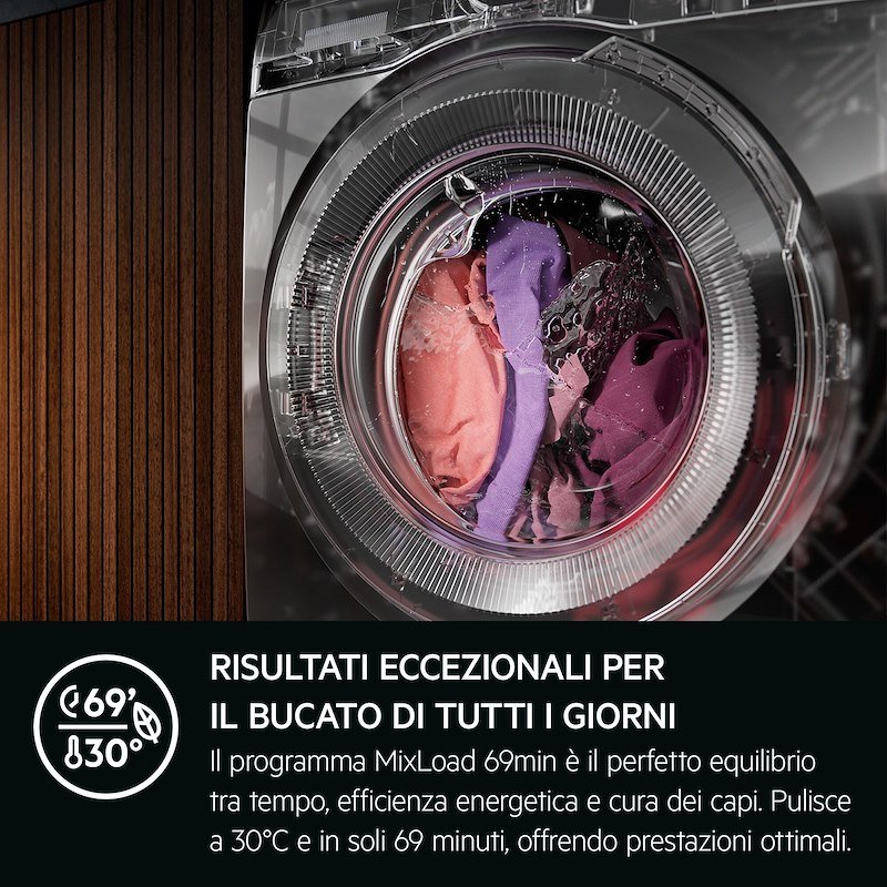 Aeg Lavatrice 9Kg Lr7black Nero