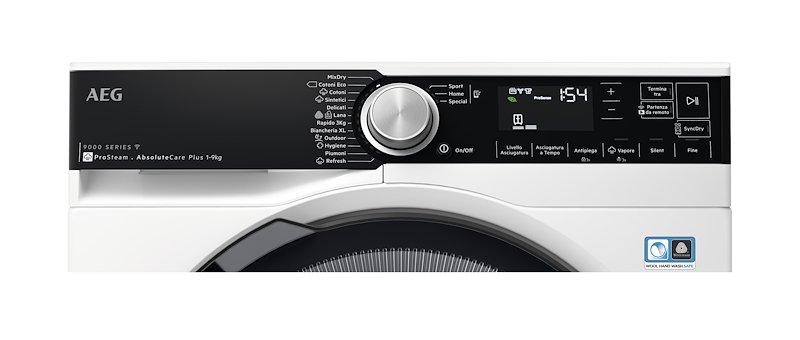 Aeg Asciugatrice 9Kg Tr9t94abys Bianco/oblò nero
