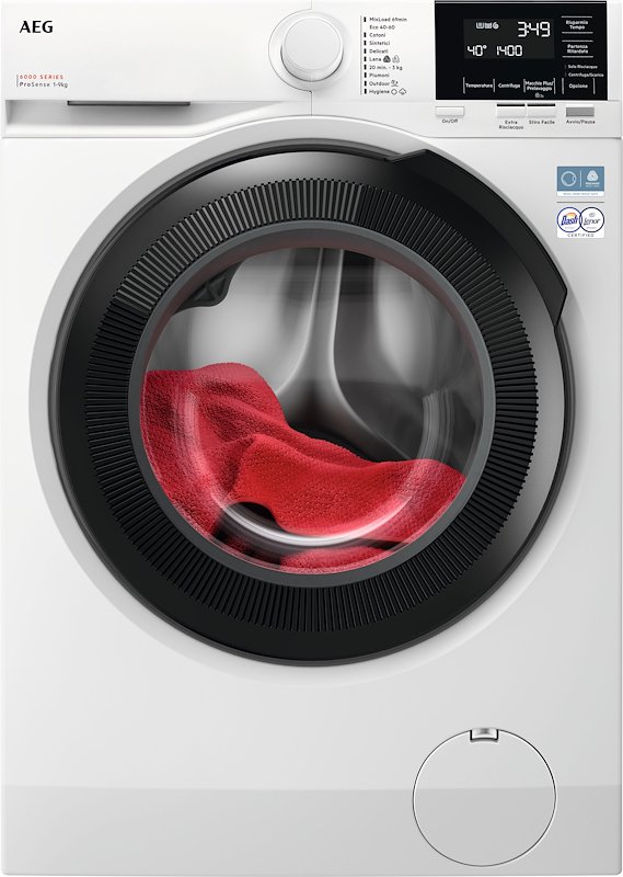 Aeg Lavatrice 9kg Serie 6000 ProSense Lr6fg94 Bianco