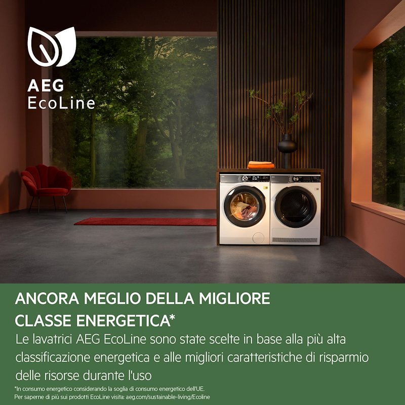 Aeg Lavatrice 10kg LR7FD104B Serie 7000 Bianco