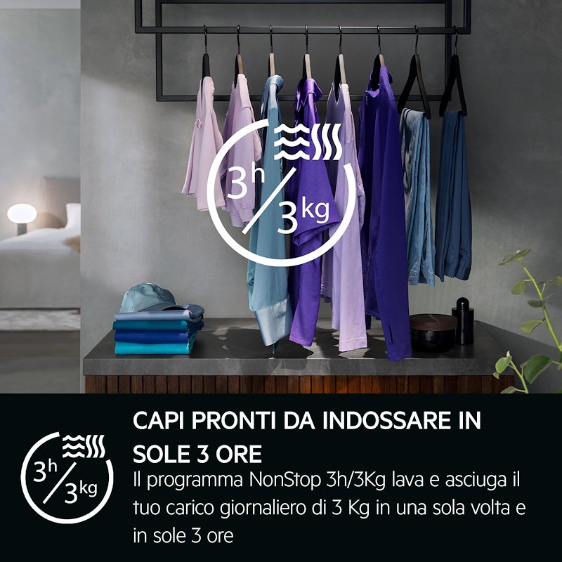 Aeg Lavasciuga Serie 9000 Lwr9c16bay bianco
