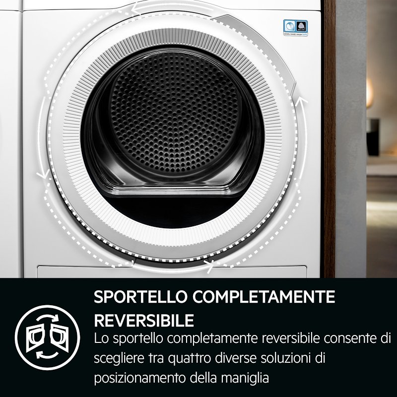 Aeg Asciugatrice 9kg Tr7he9c Bianco