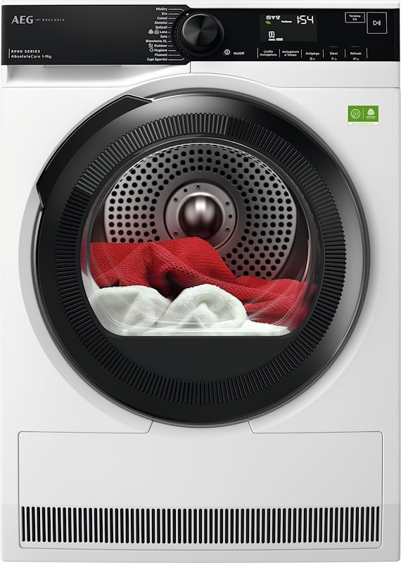 Aeg Asciugatrici 9kg Xtr8hbgh9b bianco