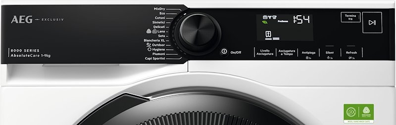 Aeg Asciugatrici 9kg Xtr8hbgh9b bianco