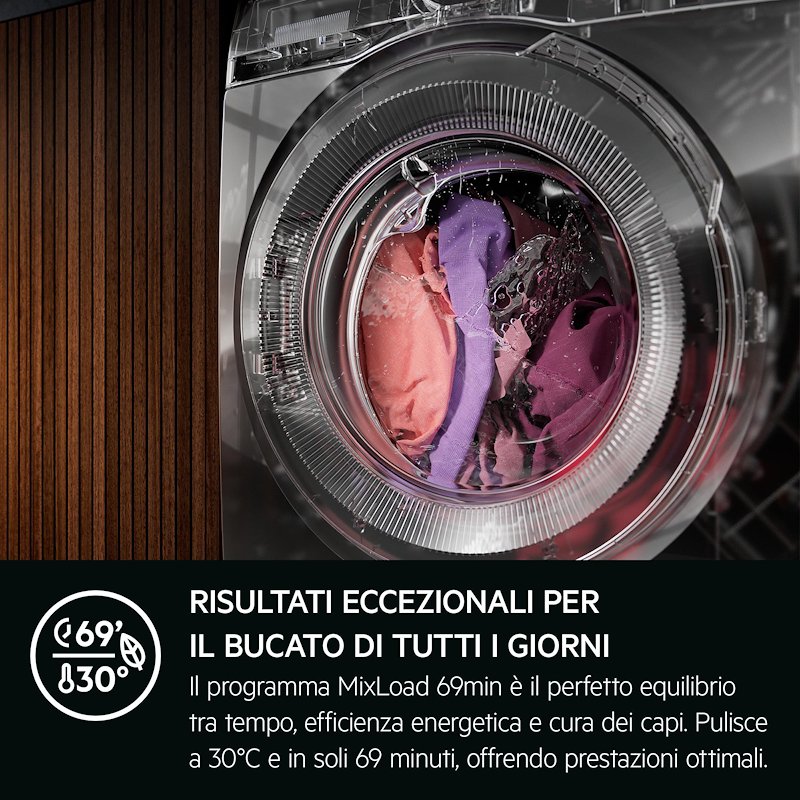 Aeg Lavatrice 10kg Serie 7000 ProSteam Xlr7fbgh10v4 Bianco