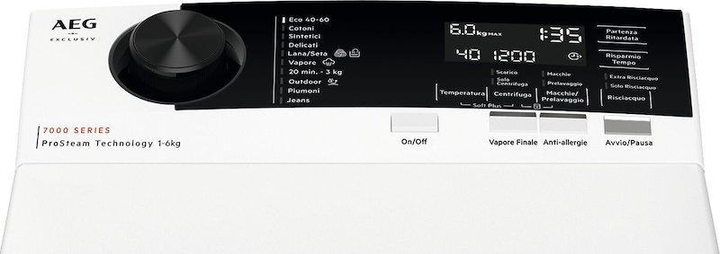 Aeg Lavatrici dall'alto Xtr7bge36a bianco