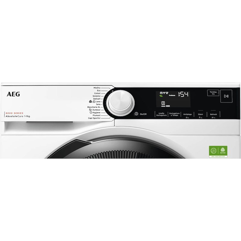 Aeg Asciugatrice 9kg Tr8hdbg9b Bianco