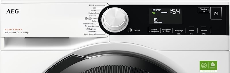 Aeg Asciugatrice 9kg Tr8hdbg9b Bianco