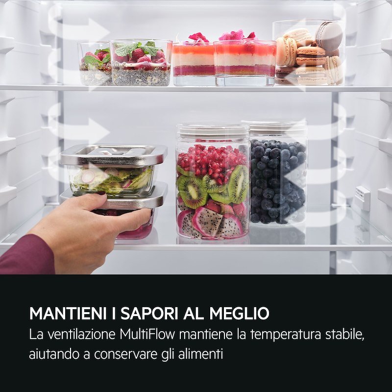 Aeg 	Frigoriferi Combinati Orc6m341cv 	Silver Inox