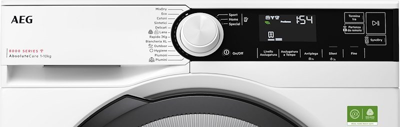 Aeg Asciugatrice 10kg Serie 8000 Tr8h310by