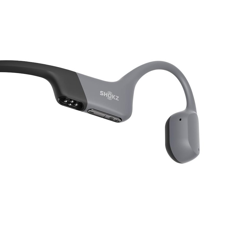Shokz cuffie wireless sportive a conduzione ossea Openswim Pro Grey