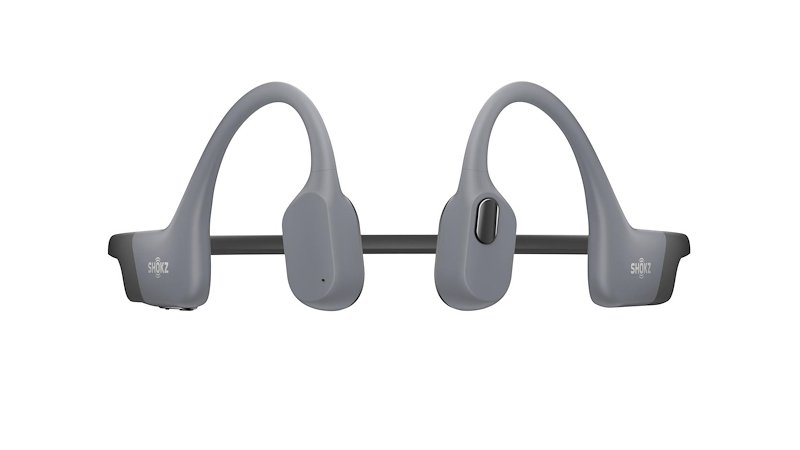 Shokz cuffie wireless sportive a conduzione ossea Openswim Pro Grey