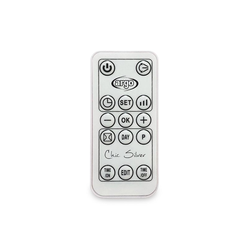 Argo Termoventilatore Chic Silver