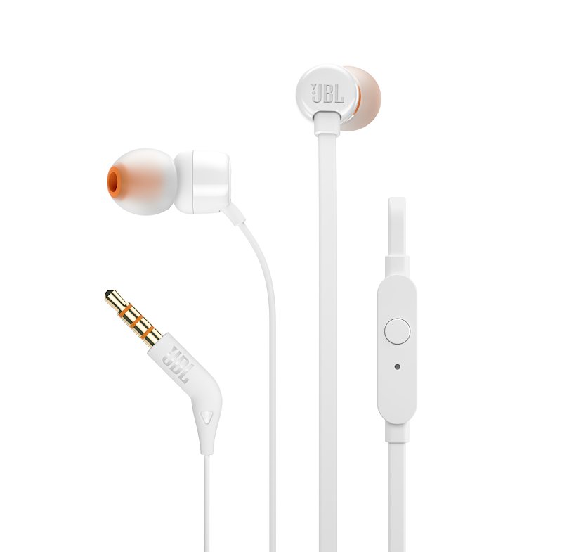 Jbl Auricolari con filo T110 Bianco